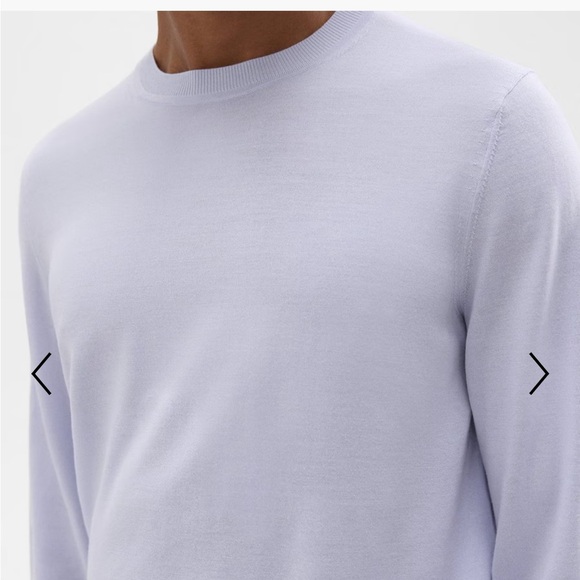 Theory Crewneck Sweater in Regal Wool - Picture 2 of 5